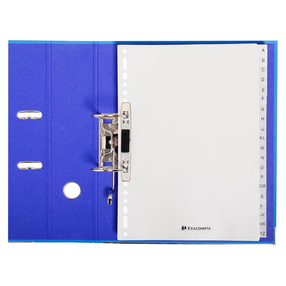 confezione da 10 pezzi - registratore forever recycled azzurro protocollo exacompta - Foto 2