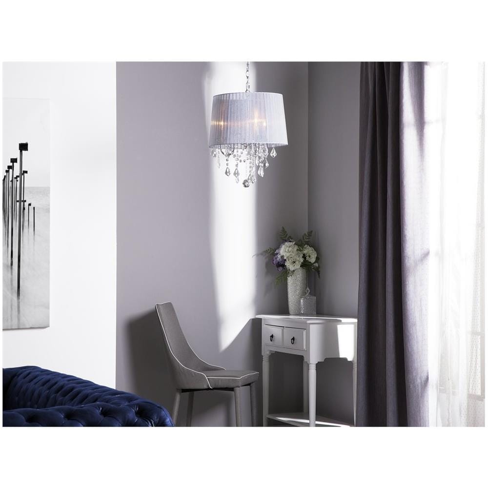 Lampadario In Cristallo Grigio Chiaro Evans - Foto 2