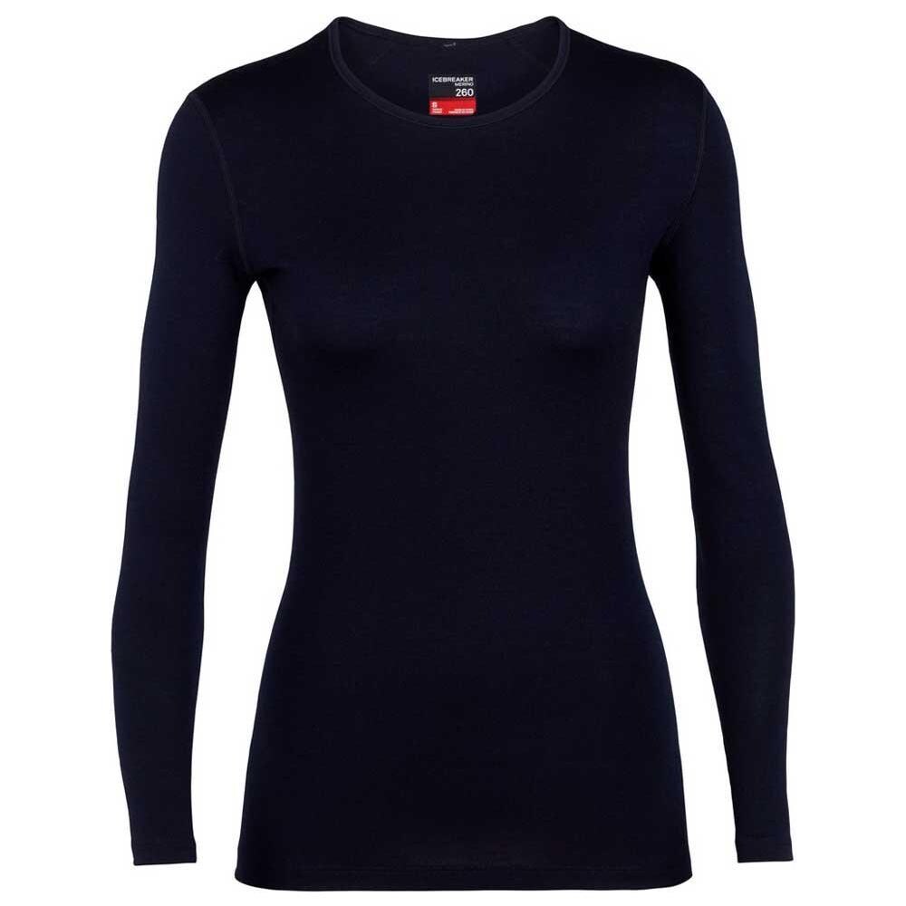 Magliette Icebreaker 260 Tech L / s Crewe Abbigliamento Donna One Size - Foto 1
