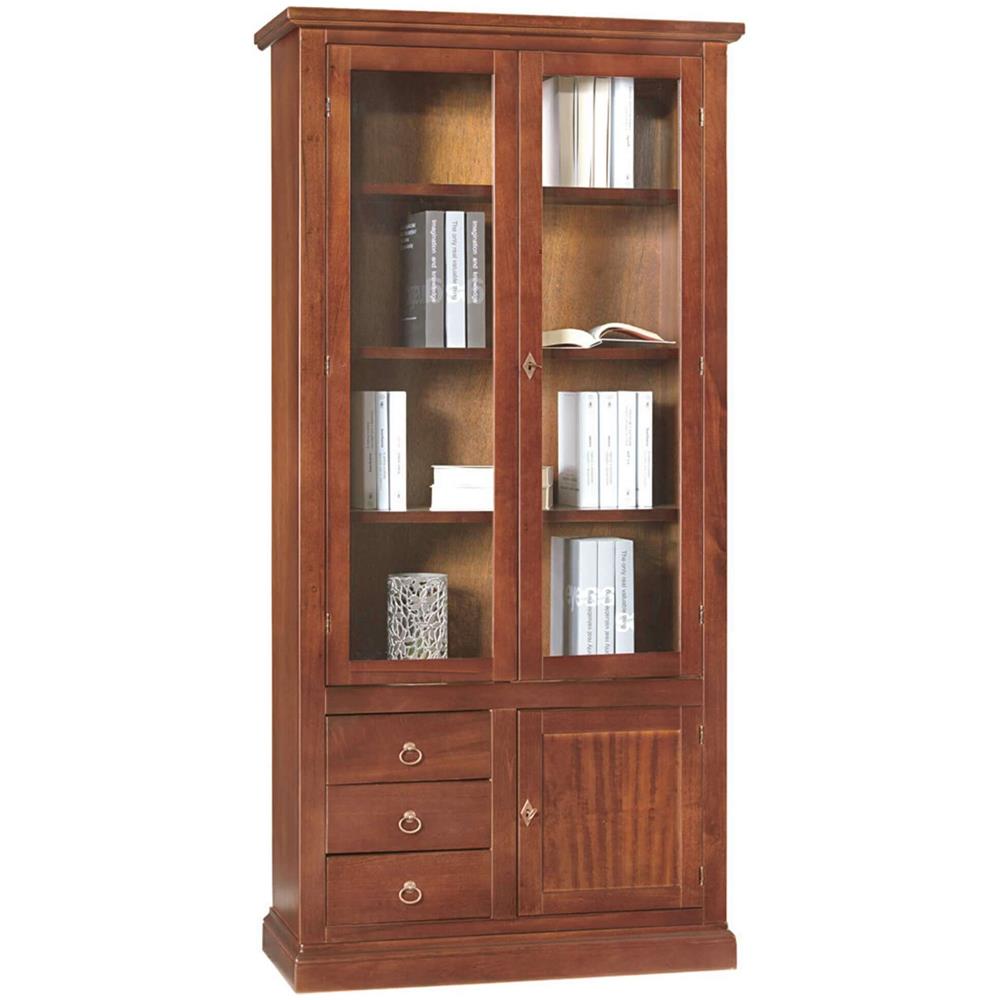 Kaitlynn - Mobile Con Vetrina In Legno Massello - Foto 1