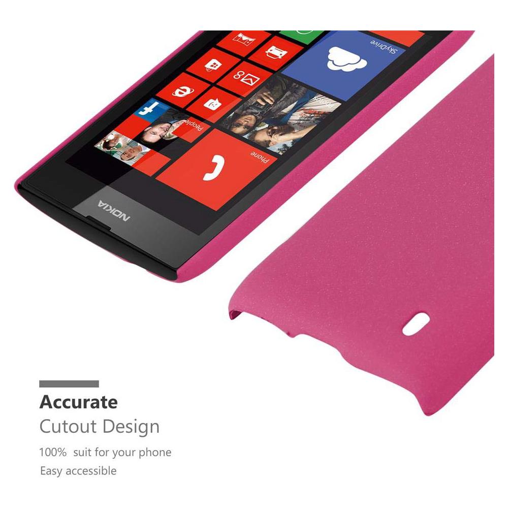 Custodia Compatibile Con Nokia Lumia 520 In Frosty Rosa - Hard Case Coperchio Protettivo In Frosted Look Contro I Graffi E Gli Urti - Foto 5