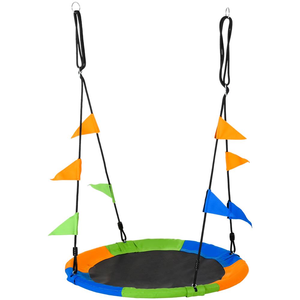 Altalena Rotonda Per Bambini +3 Anni Per Esterni E Interni Multicolor - Foto 1