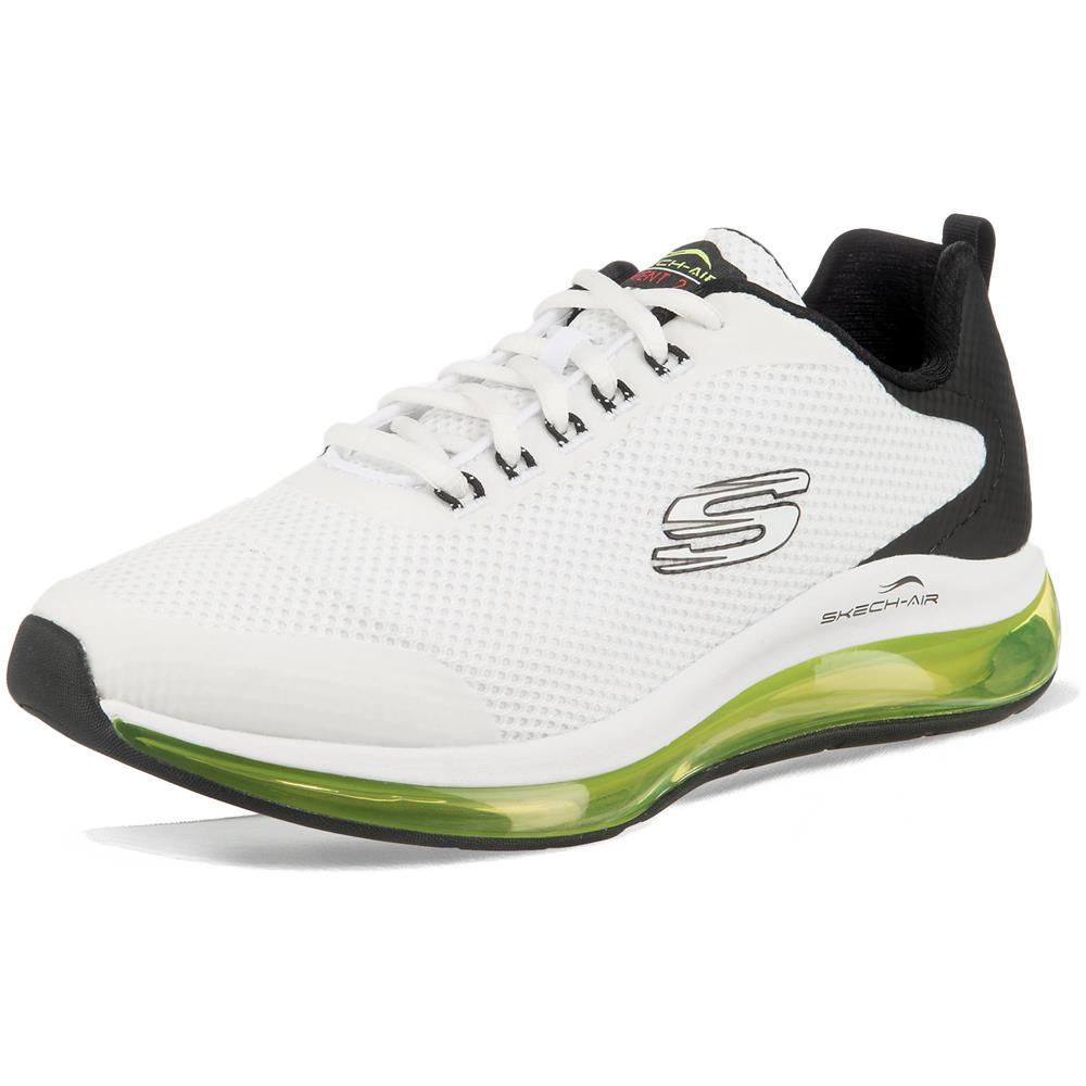 Scarpe Skech-air Element 2-lomarc Taglia 44 Codice 232036-wbk Bianco - Foto 6