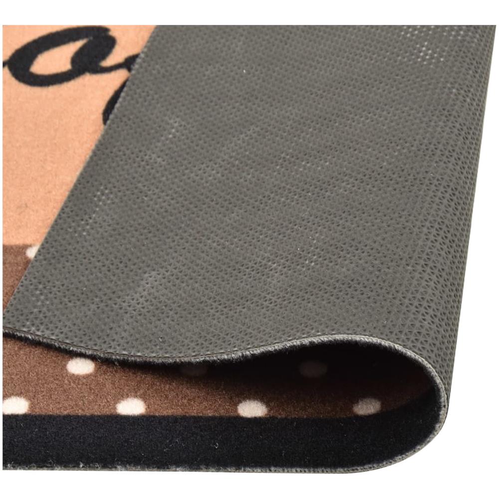 Tappetino da Cucina Lavabile Caffè Marrone 45x150 cm - Foto 2