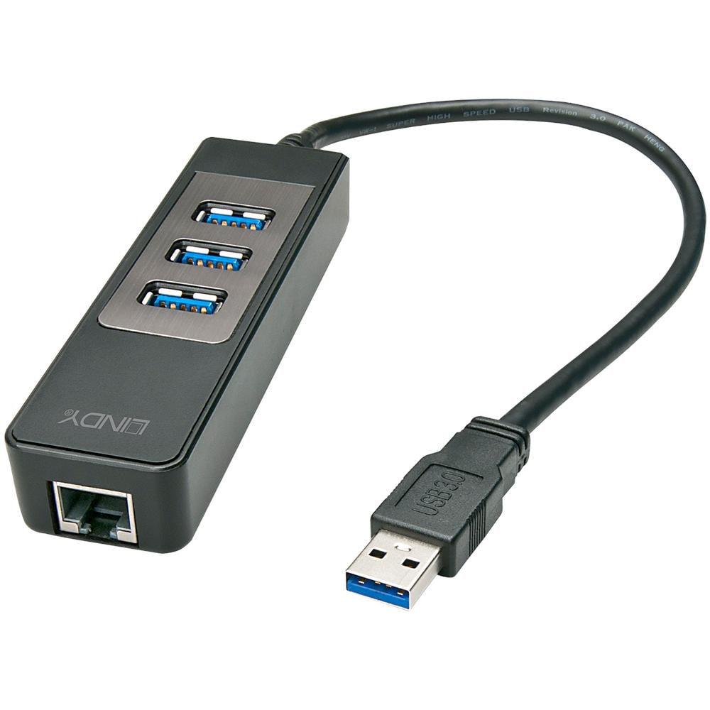 Adattatore USB 3.1 Gigabit Ethernet e Hub - Foto 1
