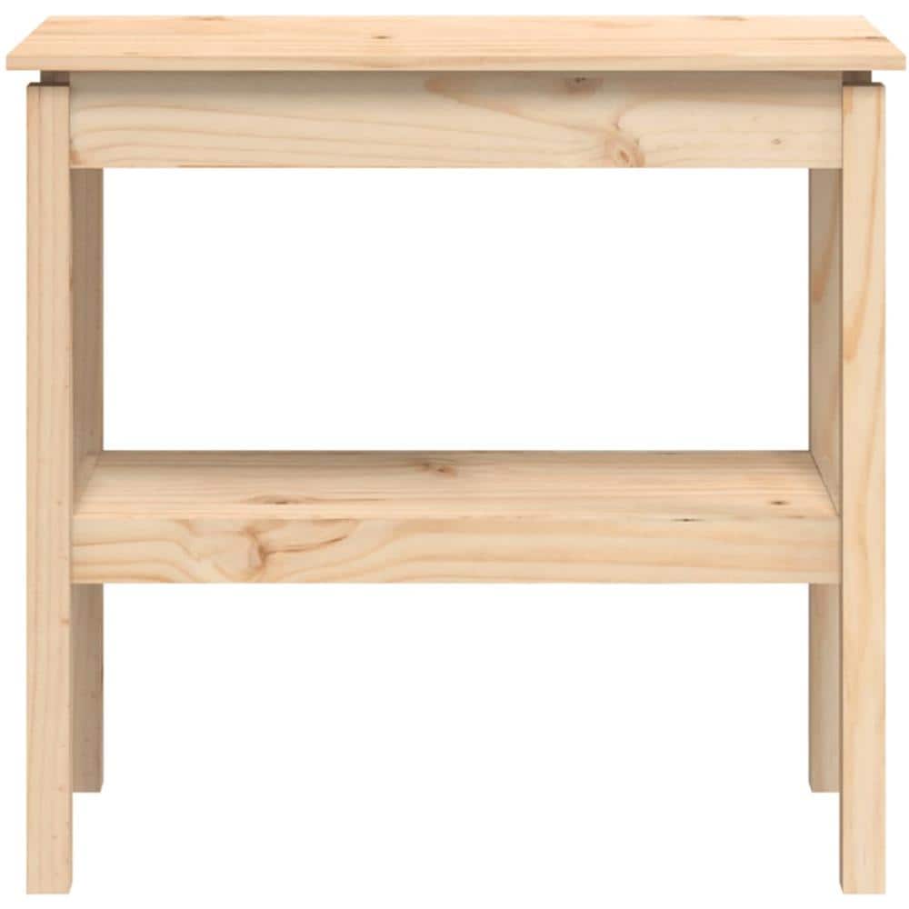 Tavolo Consolle 80x40x75 Cm In Legno Massello Di Pino - Foto 2