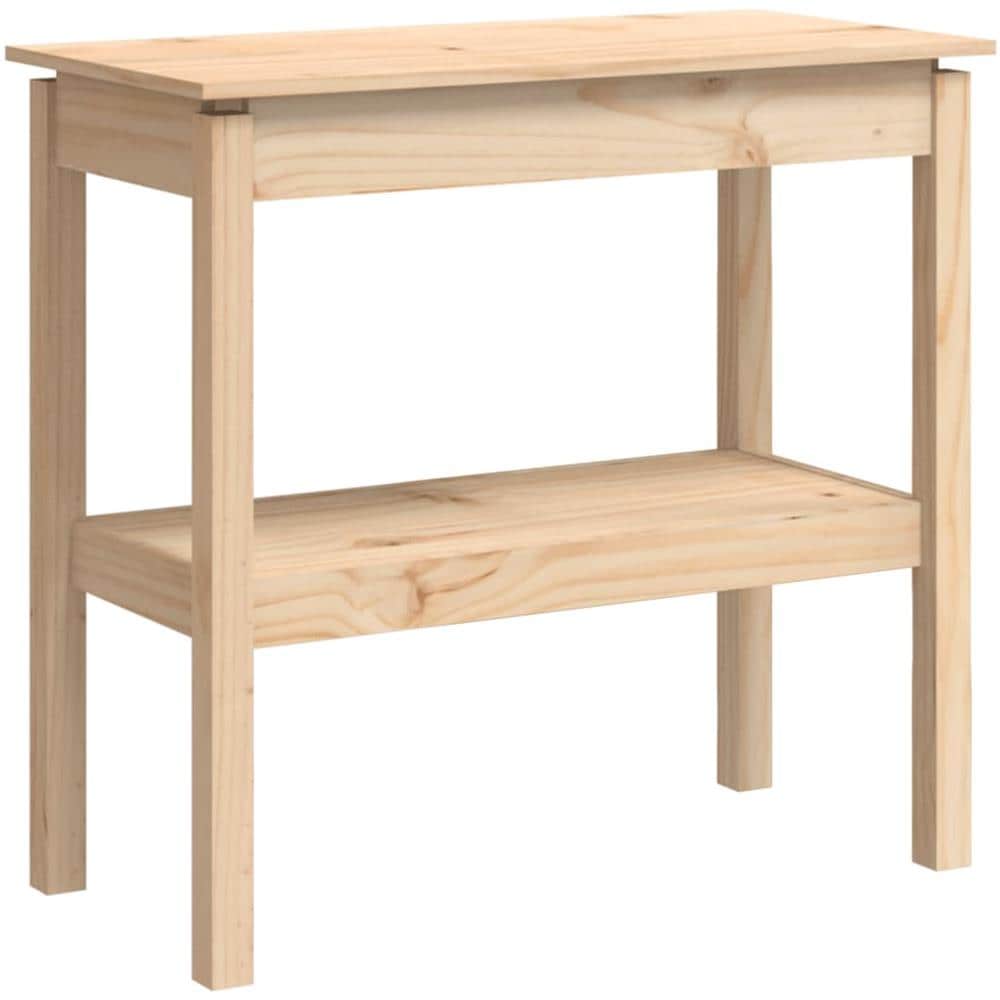 Tavolo Consolle 80x40x75 Cm In Legno Massello Di Pino - Foto 1
