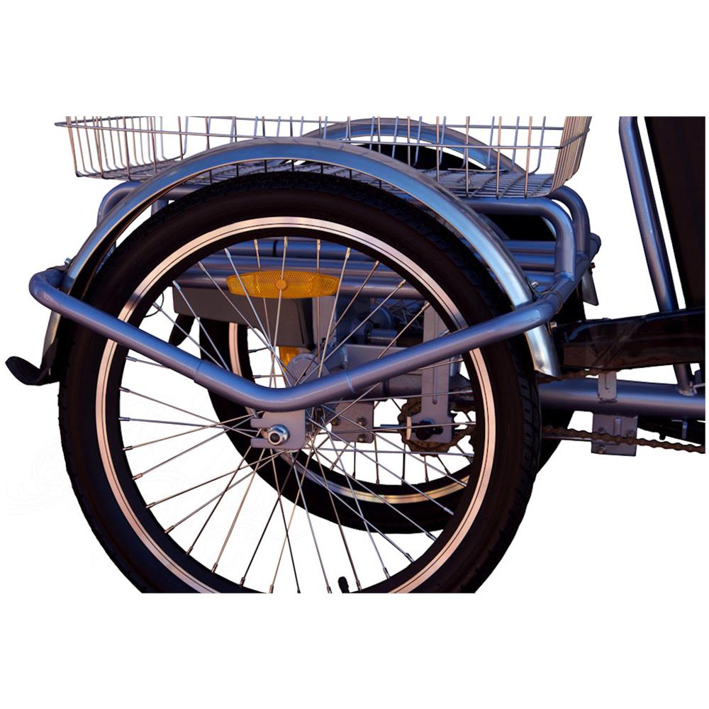 Eureka - Blu Metallico - 250w / 10ah - Triciclo Elettrico Per Adulti Con Meccanismo Di Inclinazione - Foto 6