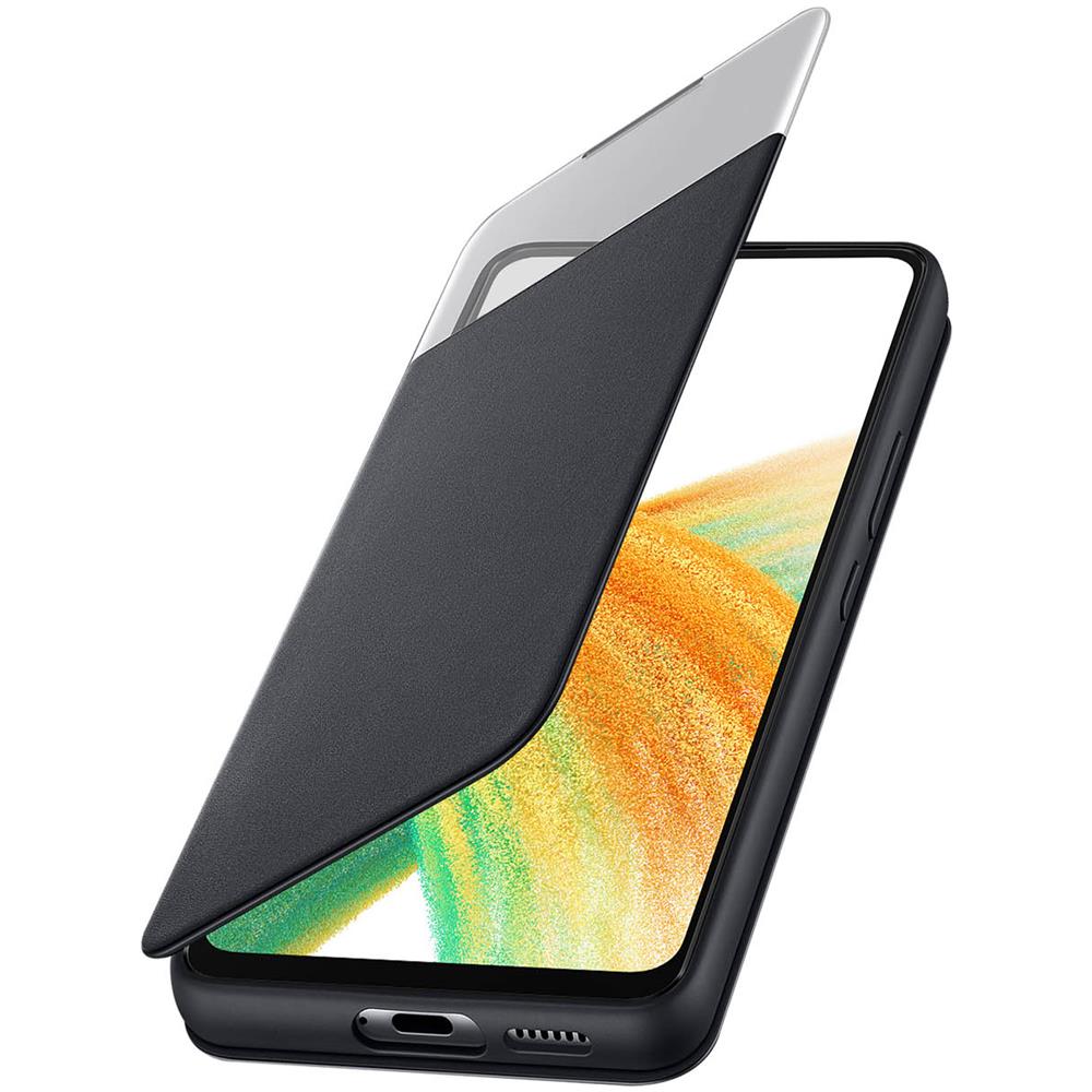 Custodia Originale Samsung Galaxy A33 5g Smart S View Wallet Cover Nera - Foto 1