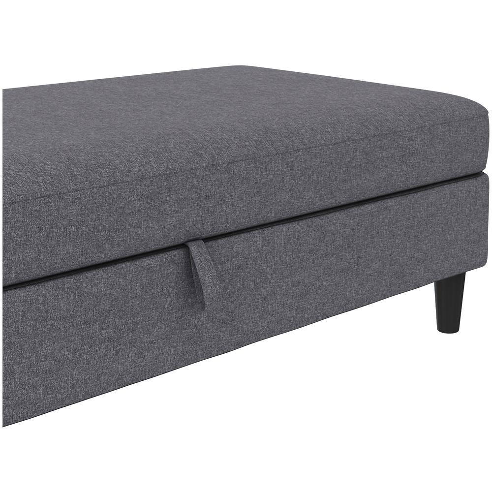 Hartford Pouf In Lino Grigio - Foto 12