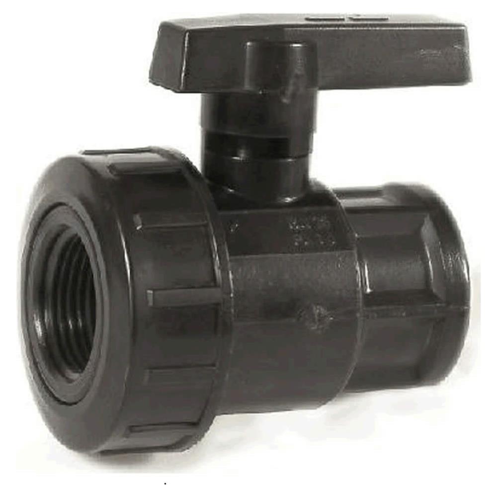 Valvola Pe Monoghiera Femmina Femmina 1 Pollice Per Impianti Irrigazione Dn 25 - Foto 1