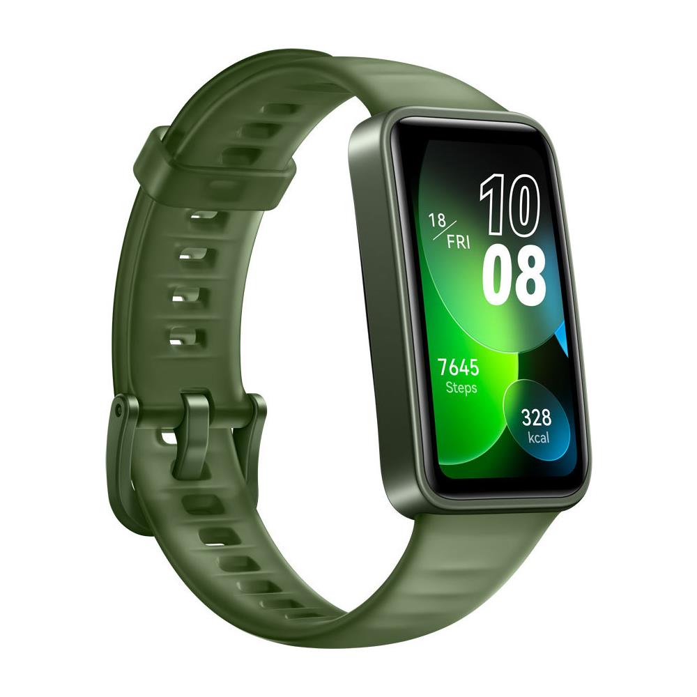 Band 8 1.47" AMOLED Braccialetto per rilevamento di attività Colore Nero /Verde - Foto 2