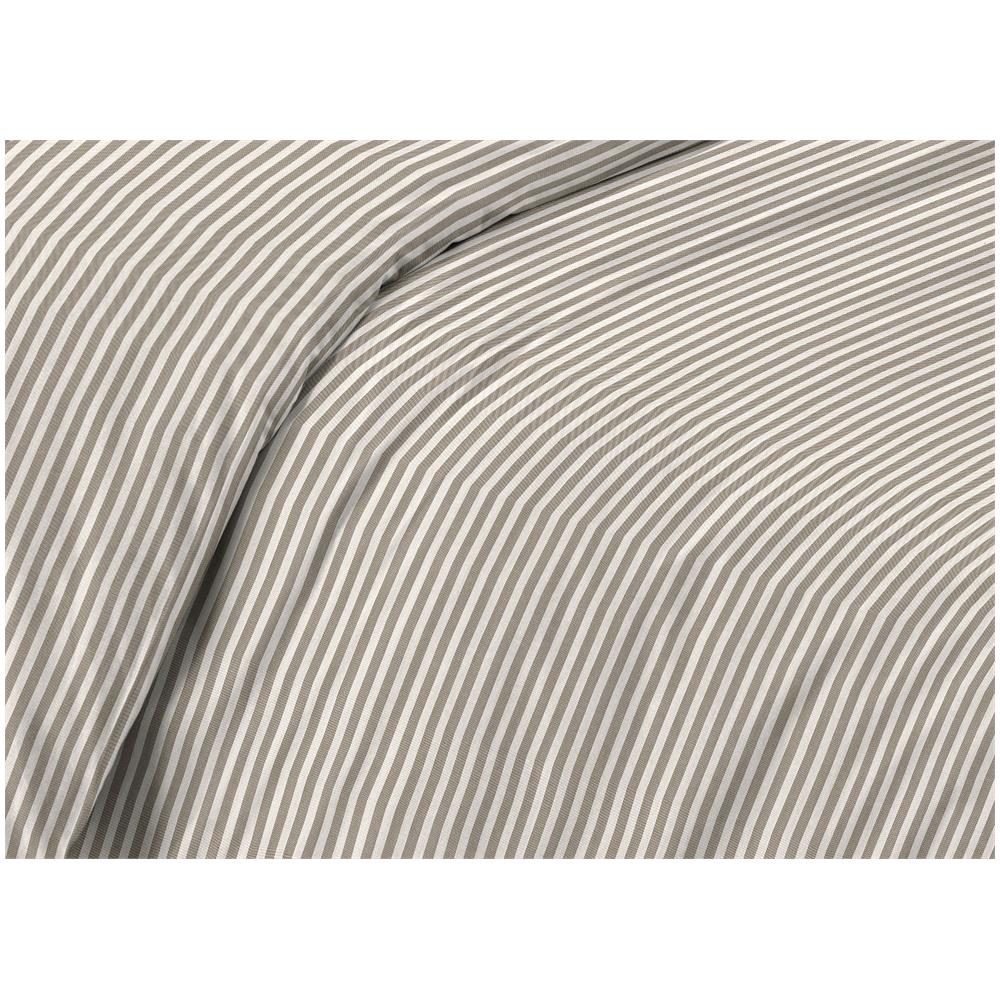 Sacco Copripiumino Piumone Letto In 100% Cotone Made Italy Vari Disegni Rp 1 Piazza Bastoncino Beige - Foto 2