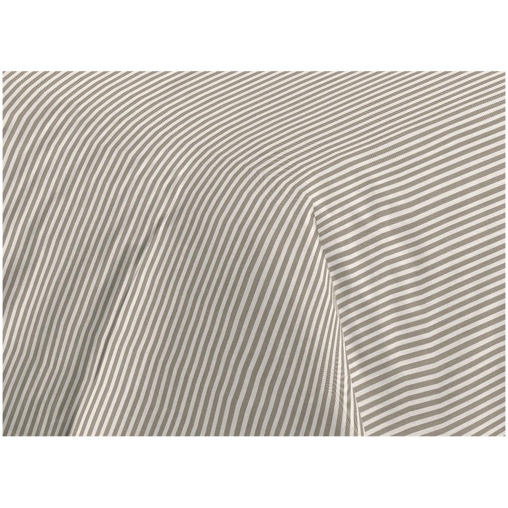 Sacco Copripiumino Piumone Letto In 100% Cotone Made Italy Vari Disegni Rp 1 Piazza Bastoncino Beige - Foto 5