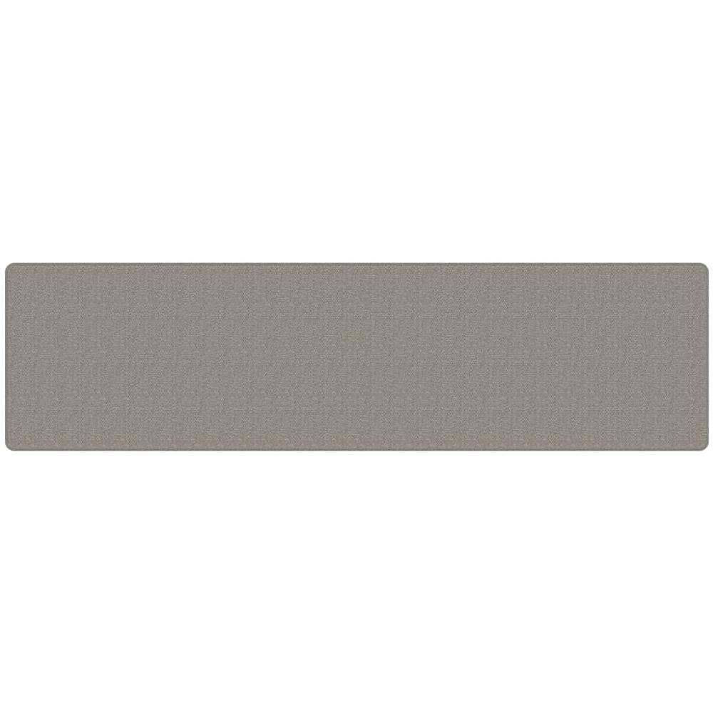 Tappeto Corsia Aspetto Sisal Argento 80x300 Cm - Foto 3