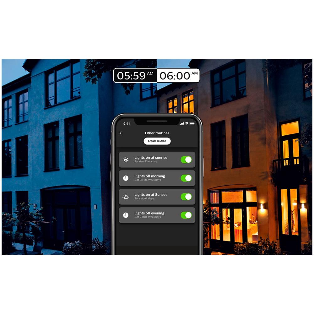 Philips Hue White and Color ambiance Starter kit: 2 lampadine connesse E27 (800) - Foto 6