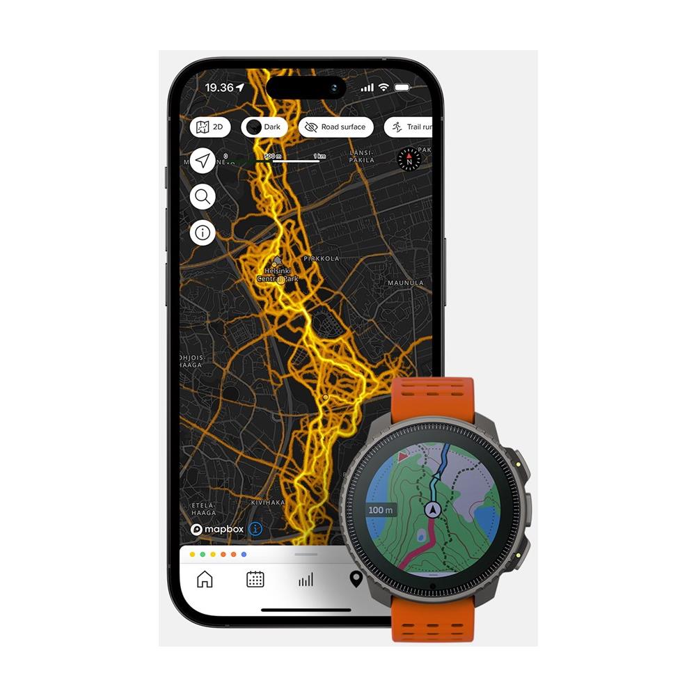 Vertical Solar 3,56 cm (1.4") A matrice di punti 49 mm 280 x 280 Pixel Touch screen Nero GPS (satellitare) - Foto 4