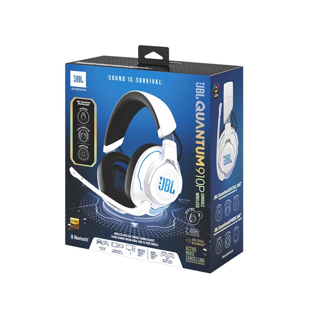 Quantum 910P Auricolare Con cavo e senza cavo A Padiglione Gaming USB tipo-C Bluetooth Blu, Bianco - Foto 14
