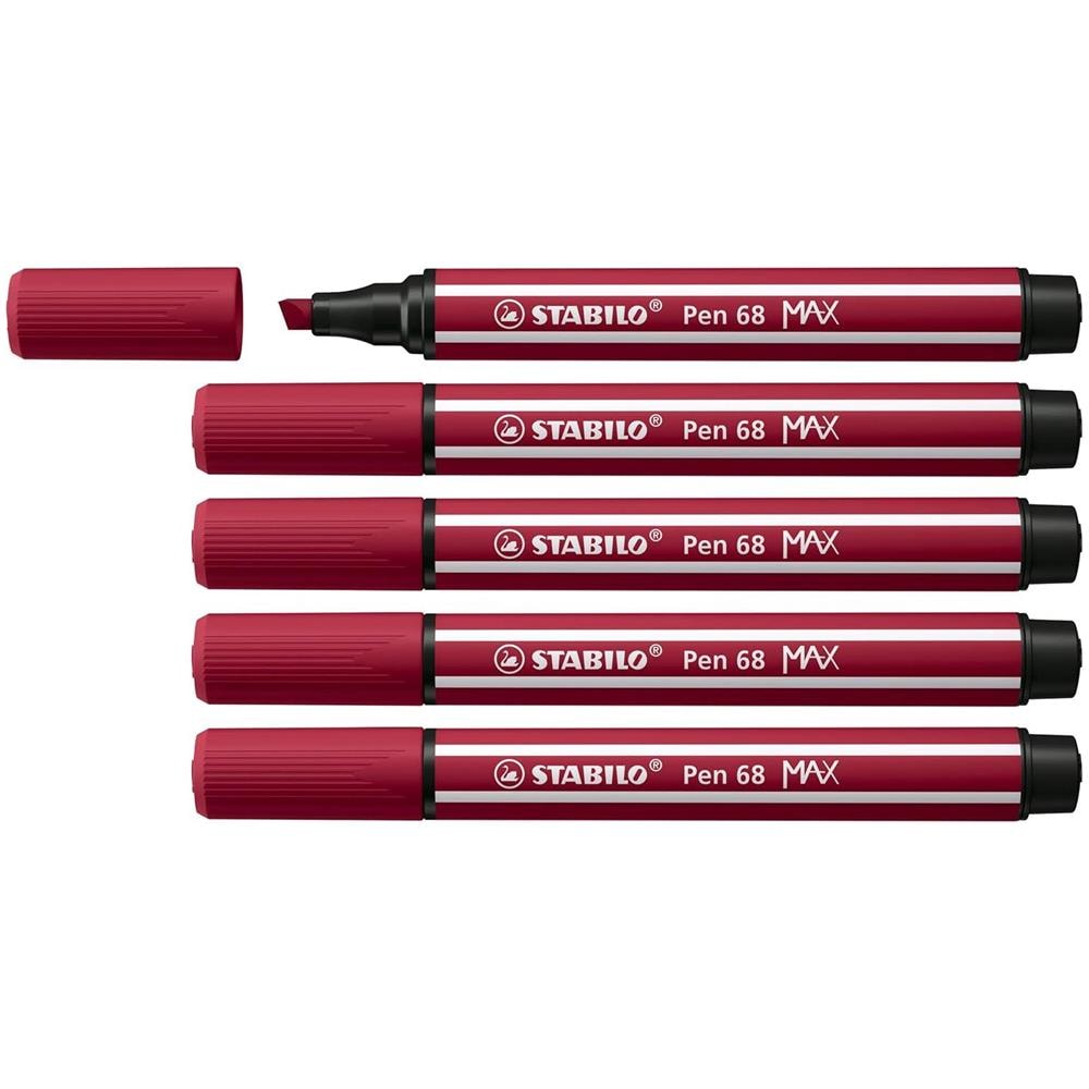 Pen 68 MAX - Pennarello Premium a tratto doppio (1 + 5 mm) - Confezione da 5 - Porpora - Foto 1