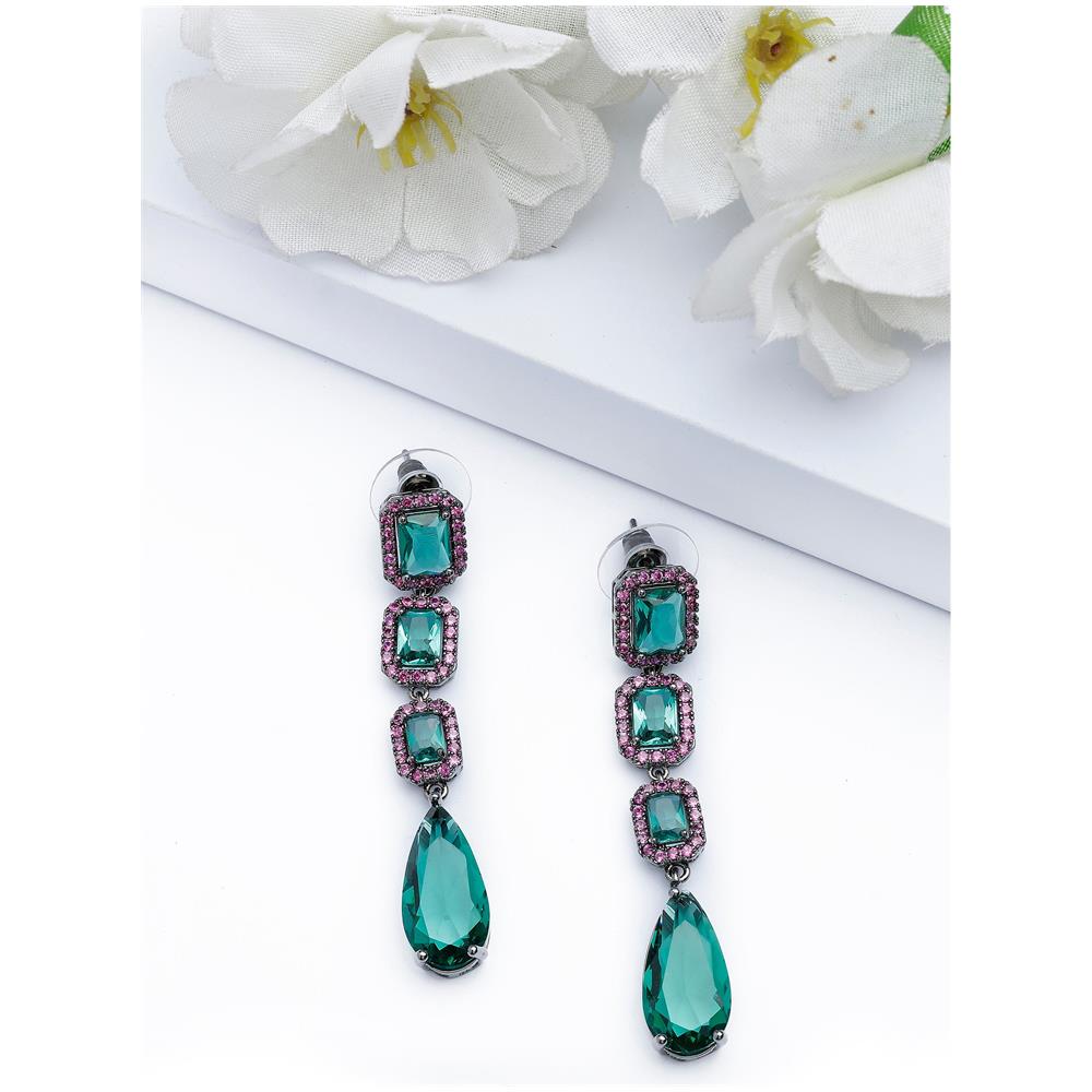 Orecchini a Goccia Geometrici - Foto 1