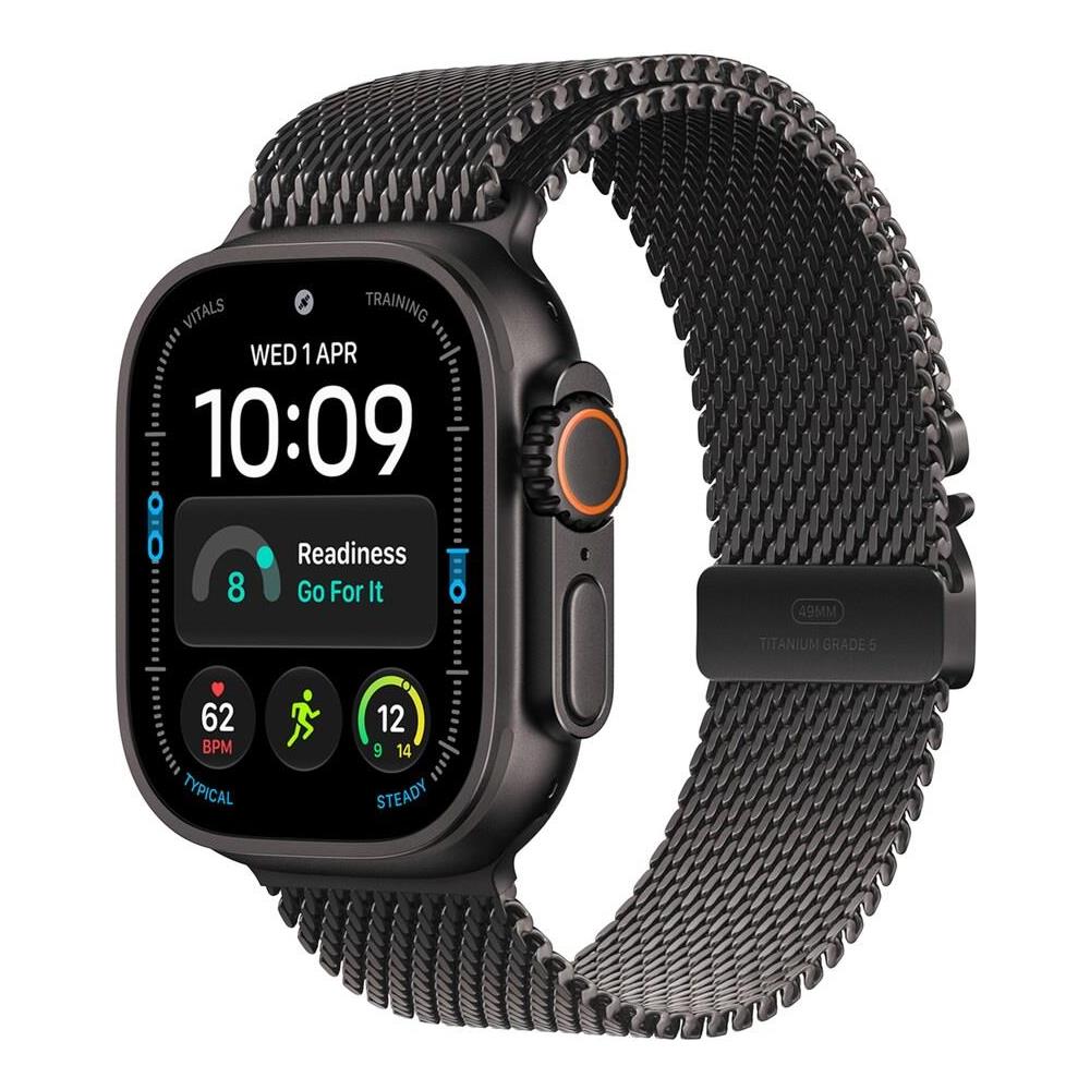 Watch Ultra 4 GPS + Cellular 49 mm Titanio Nero con Cinturino Milanese Nero M - Foto 1
