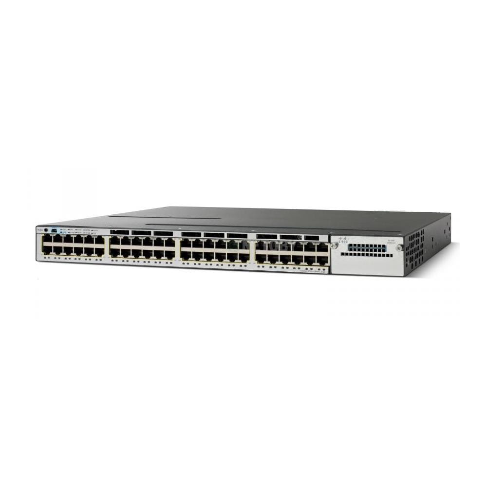 Catalyst 3750X Switch 48 Porte PoE Gigabit Ethernet 10/100/1000 Gestito Impilabile 1U - Foto 2