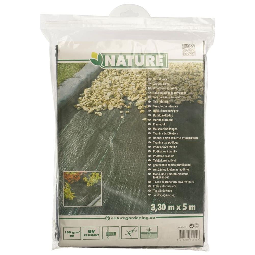 6030302 Tessuto Da Interrare 3,3 X 5 M Nero - Foto 8