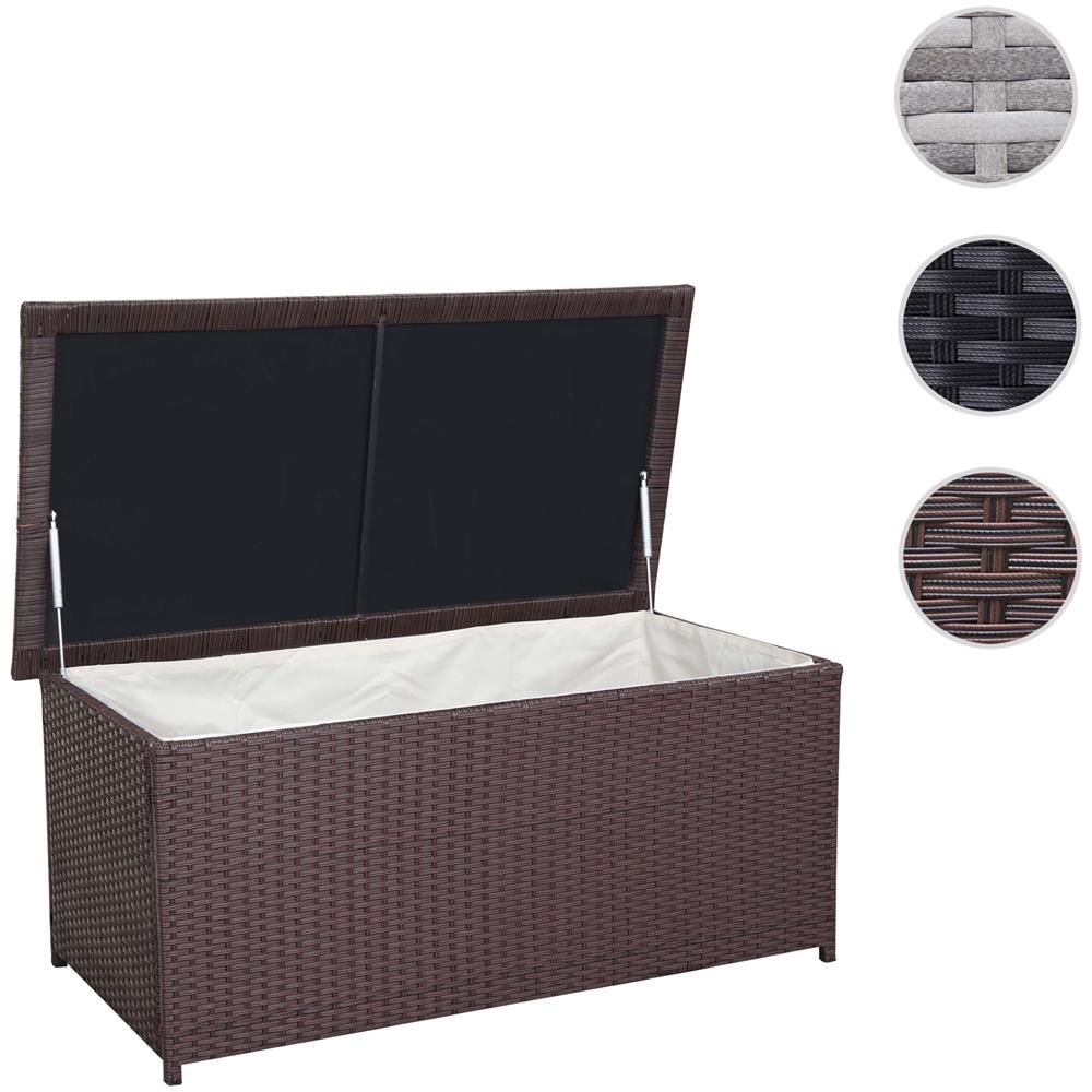 Lettino Prendisole Doppio Con Tende In Polyrattan Marrone