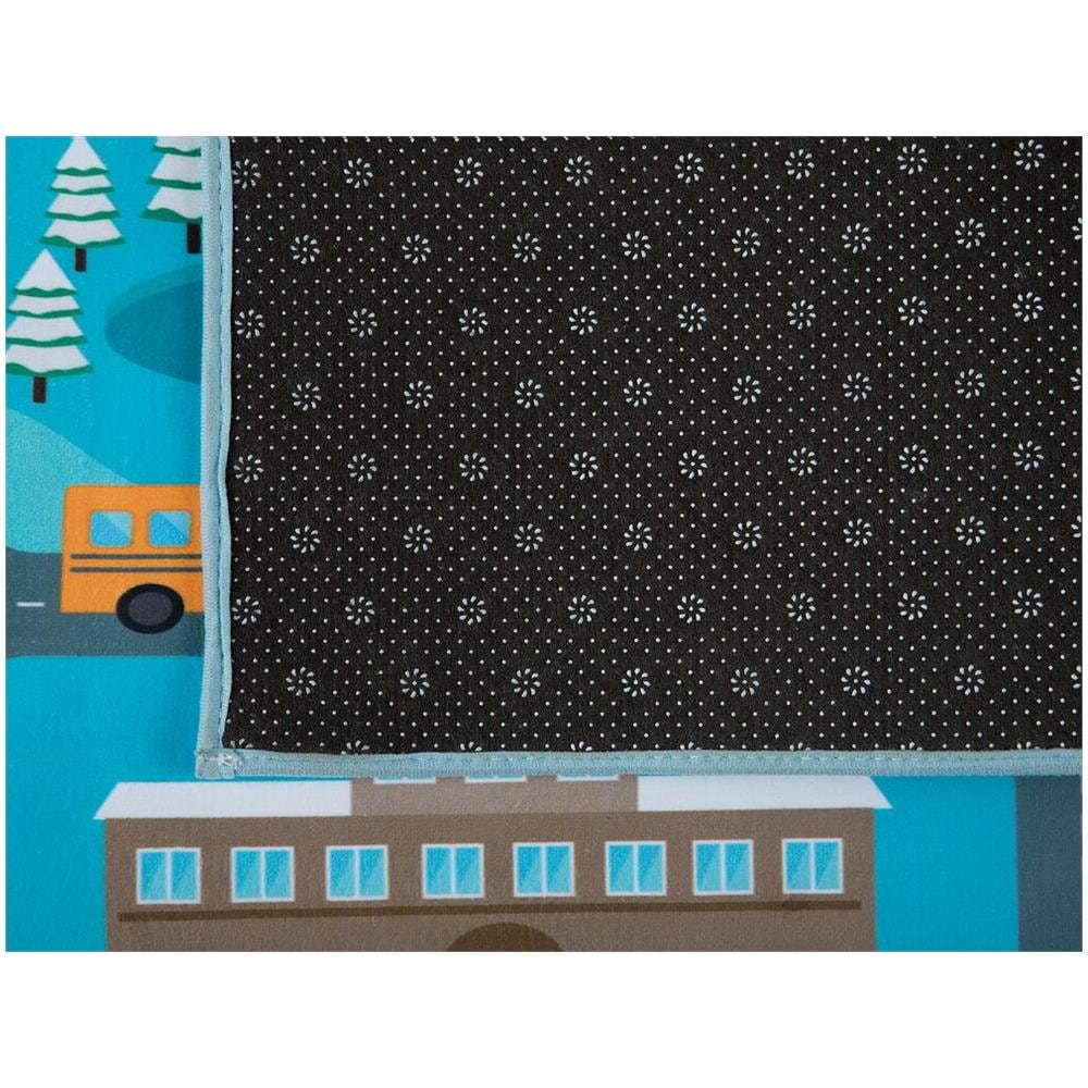 Tappeto Per Bambini Motivo Stradale 80 X 150 Cm Kigi - Foto 9