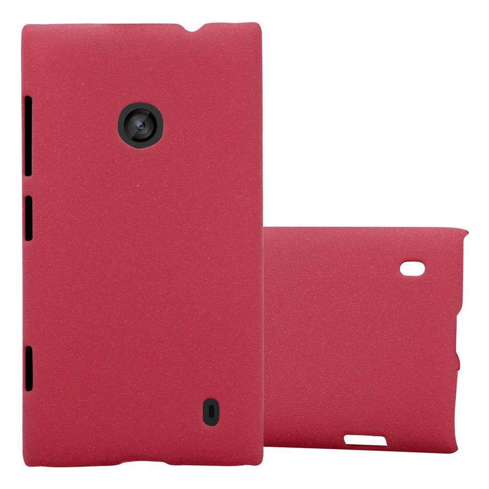 Custodia Compatibile Con Nokia Lumia 520 In Frosty Rosso - Hard Case Coperchio Protettivo In Frosted Look Contro I Graffi E Gli Urti - Foto 1