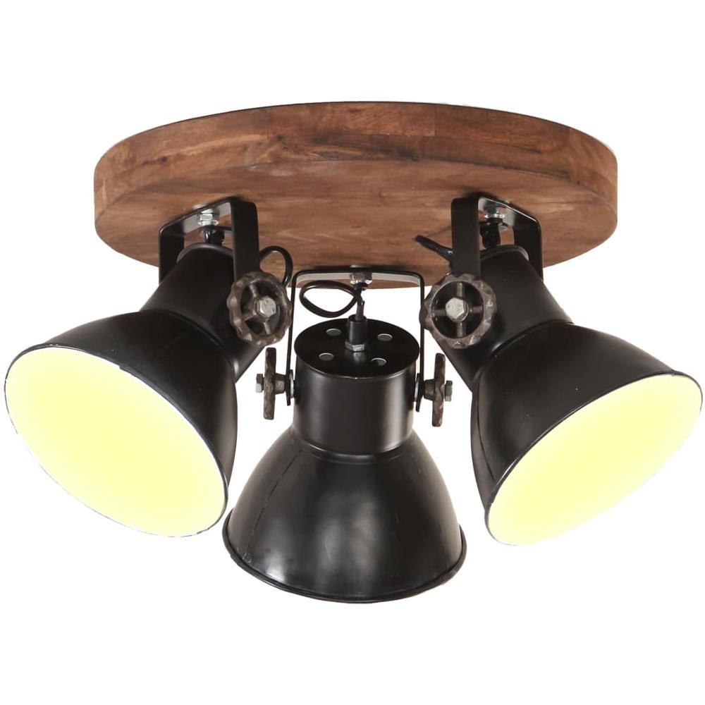 Lampada A Sospensione Industriale 25 W Nero Spento 42x27 Cm E27 - Foto 1