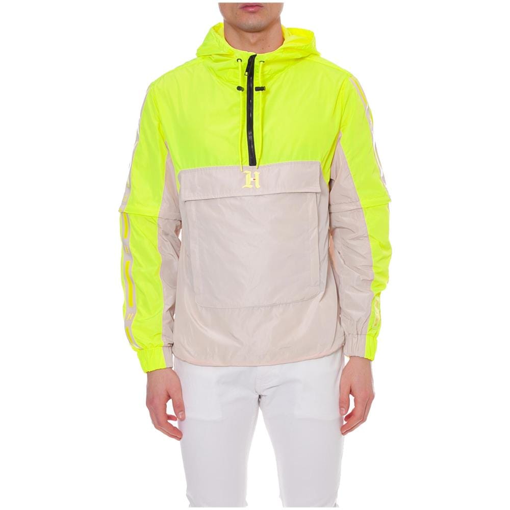 X Lewis Hamilton - Giacca Uomo Colorblock Giallo Fluo E Beige - Foto 2