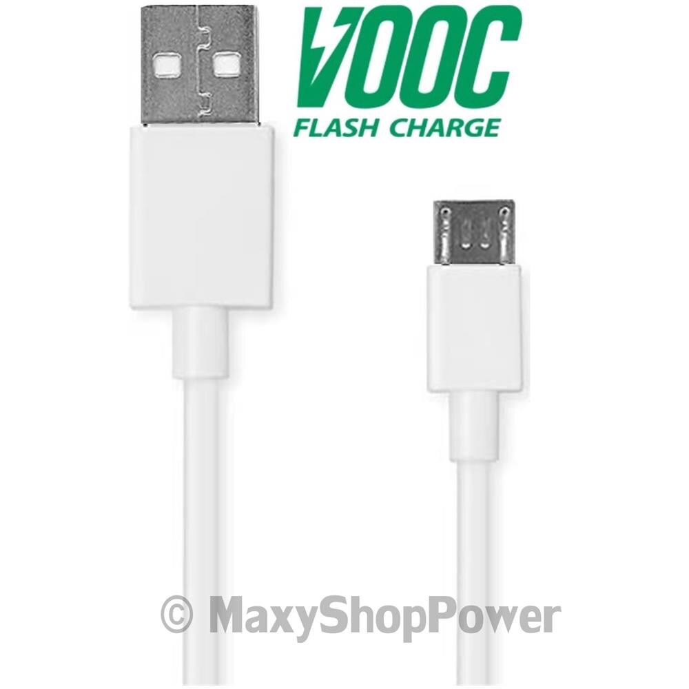 Cavo Micro USB 1m Per Oppo A9, Ricarica Rapida E Sincronizzazione Dati, Connettori Rinforzati In Alluminio - 3