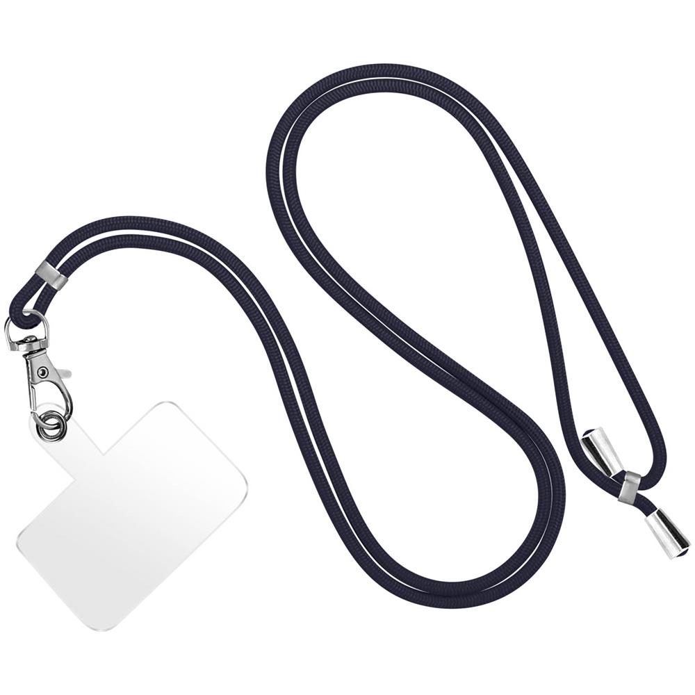 Corda Universale Smartphone Per Cover E Custodia Regolabile 90cm Blu Scuro - Foto 1