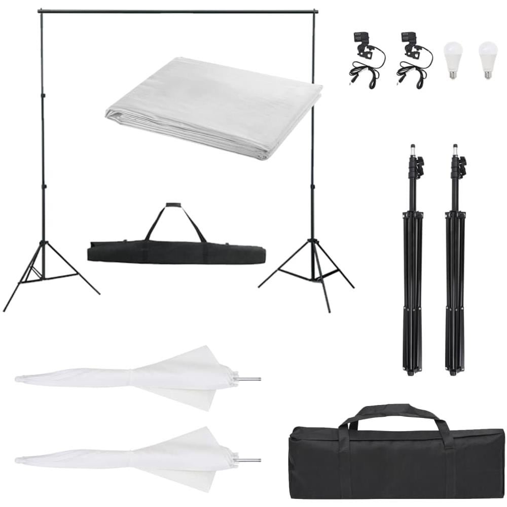 Kit Per Studio Fotografico Con Set Di Luci E Fondale - Foto 1