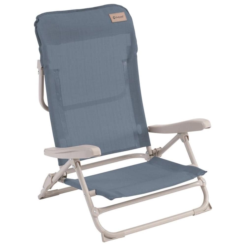 Sedia Da Spiaggia Pieghevole Seaford Blu Oceano - Foto 1