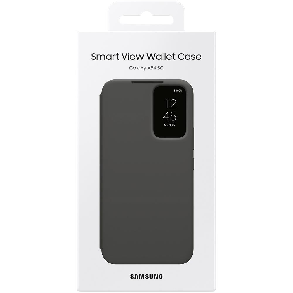 Custodia per Galaxy A54 5G Smart View Wallet Case Colore Nero EF-ZA546CBEGWW - Foto 6