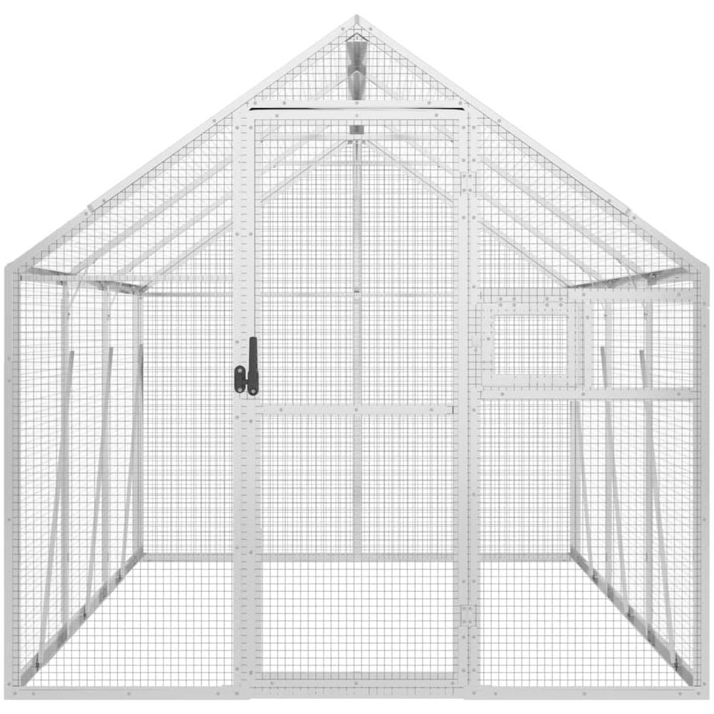 Voliera Argento 1,79x3x1,85 M In Alluminio - Foto 3