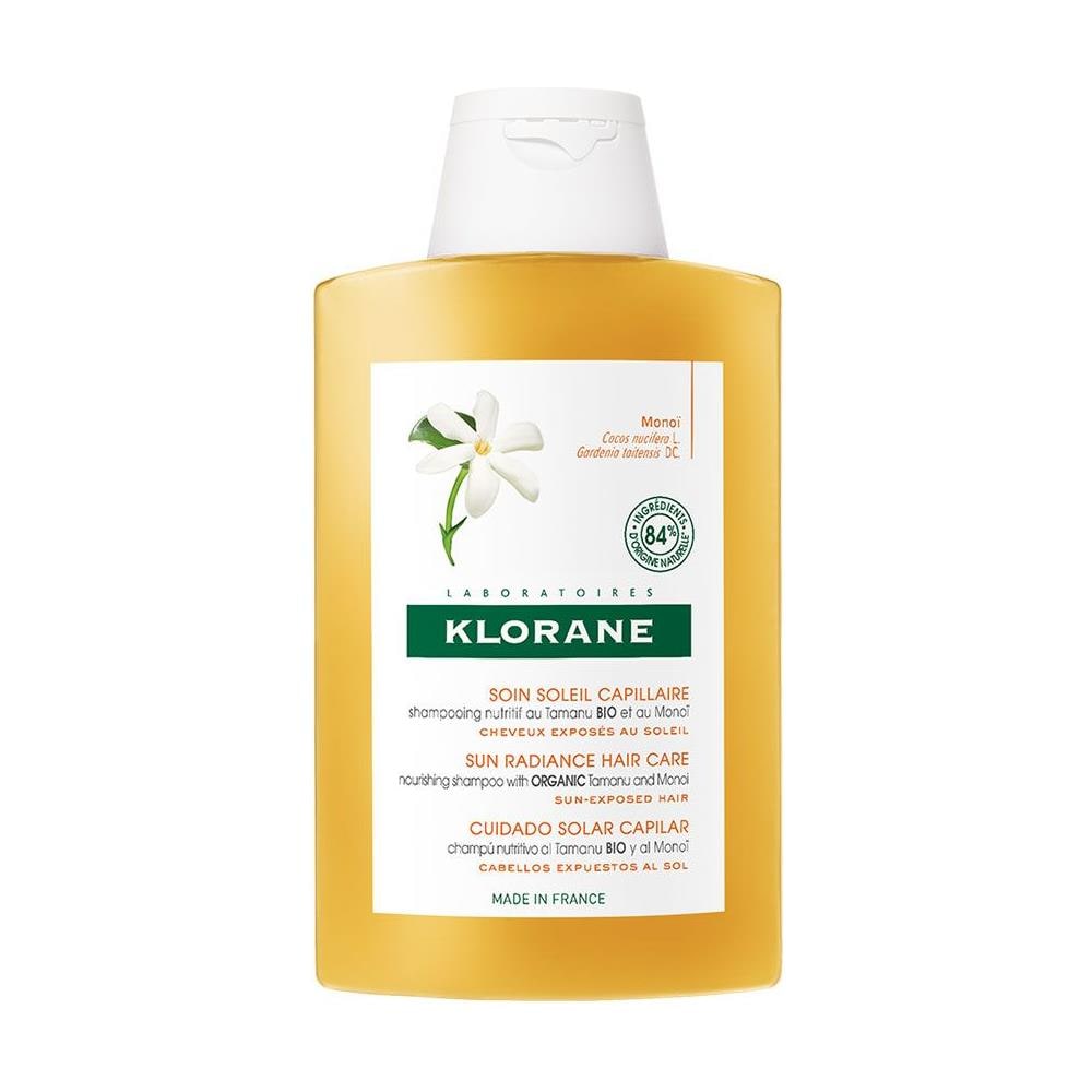Shampoo Nutriente Per Capelli Esposto Al Sole, Klorane, Monoi Y Tamanu, 200 Ml - Foto 1