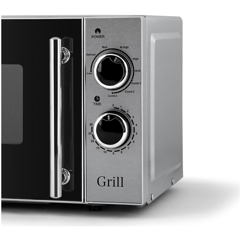 MIG 2550 Forno Microonde con Capacità 20 Litri Potenza 700 Watt Colore Nero / Acciao Inox - Foto 2