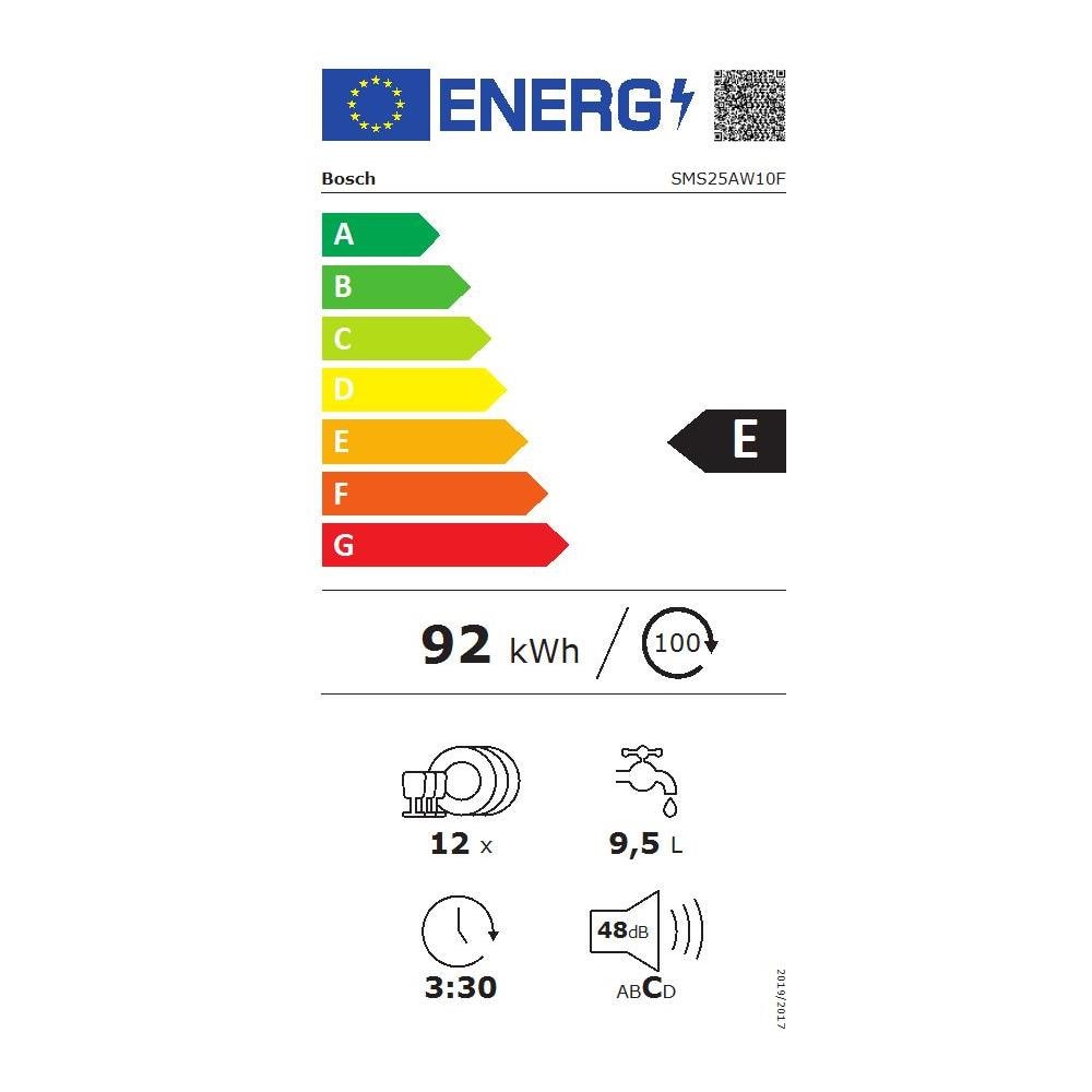 Lavastoviglie Serie 2 SMS25AW10F Libera Installazione Capacità 12 Coperti Classe E Colore Bianco - Foto 2