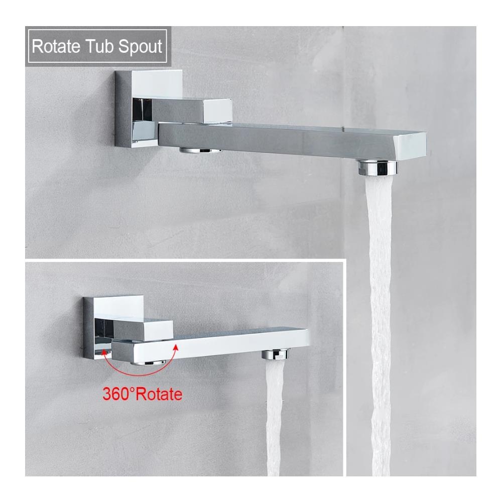 Set miscelatore doccia, Blackswan, tipo M73.66 LED, modello cromato lucido, misura 25 cm - Foto 2