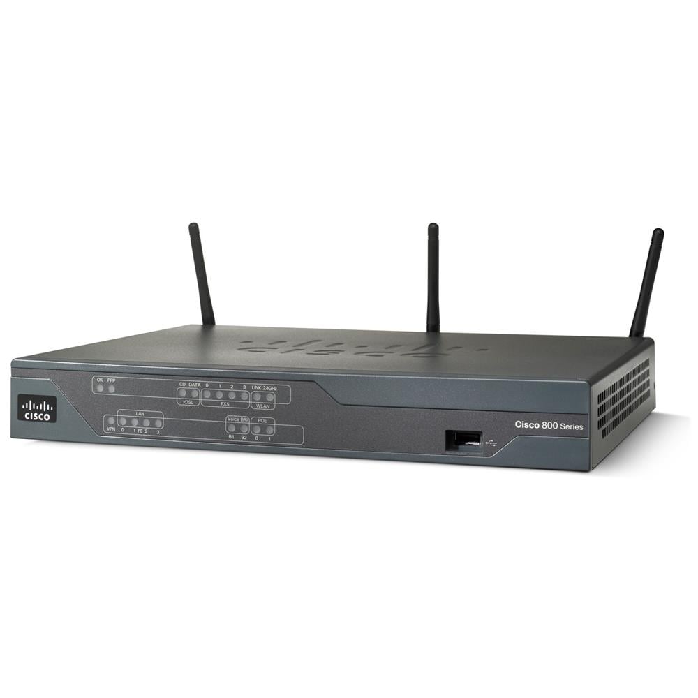 Cisco 881 Eth Sec Router With 802.11n Etsi Compliant In - Foto 1
