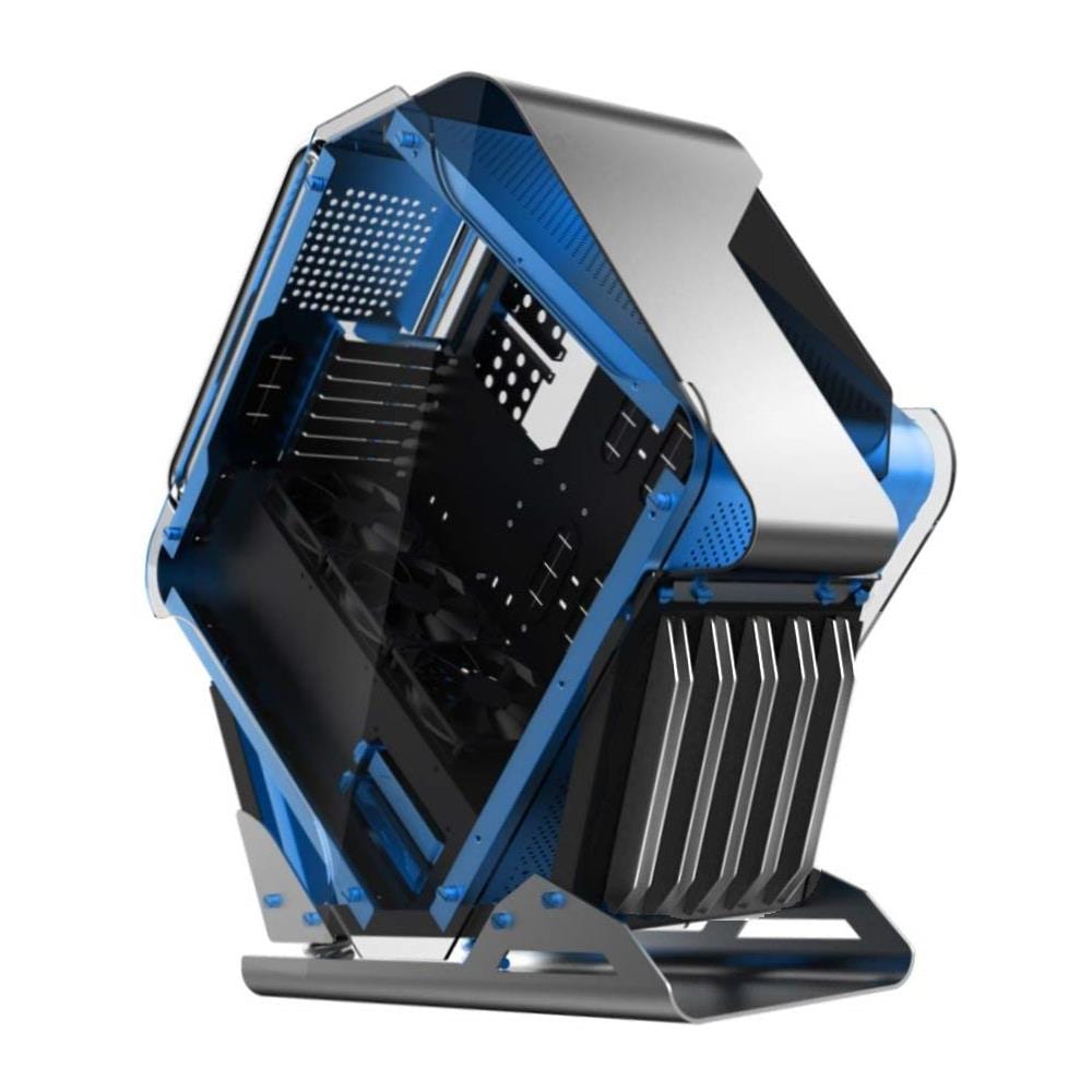 Case GALAXY Gaming E-ATX Colore Nero / Blu / Acciaio Inox - Foto 2