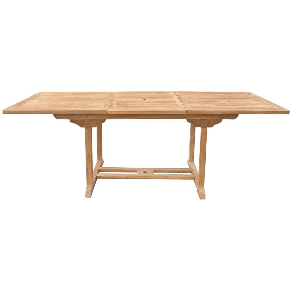 Tavolo Da Giardino In Legno Rettangolare Estendibile Java - Foto 1