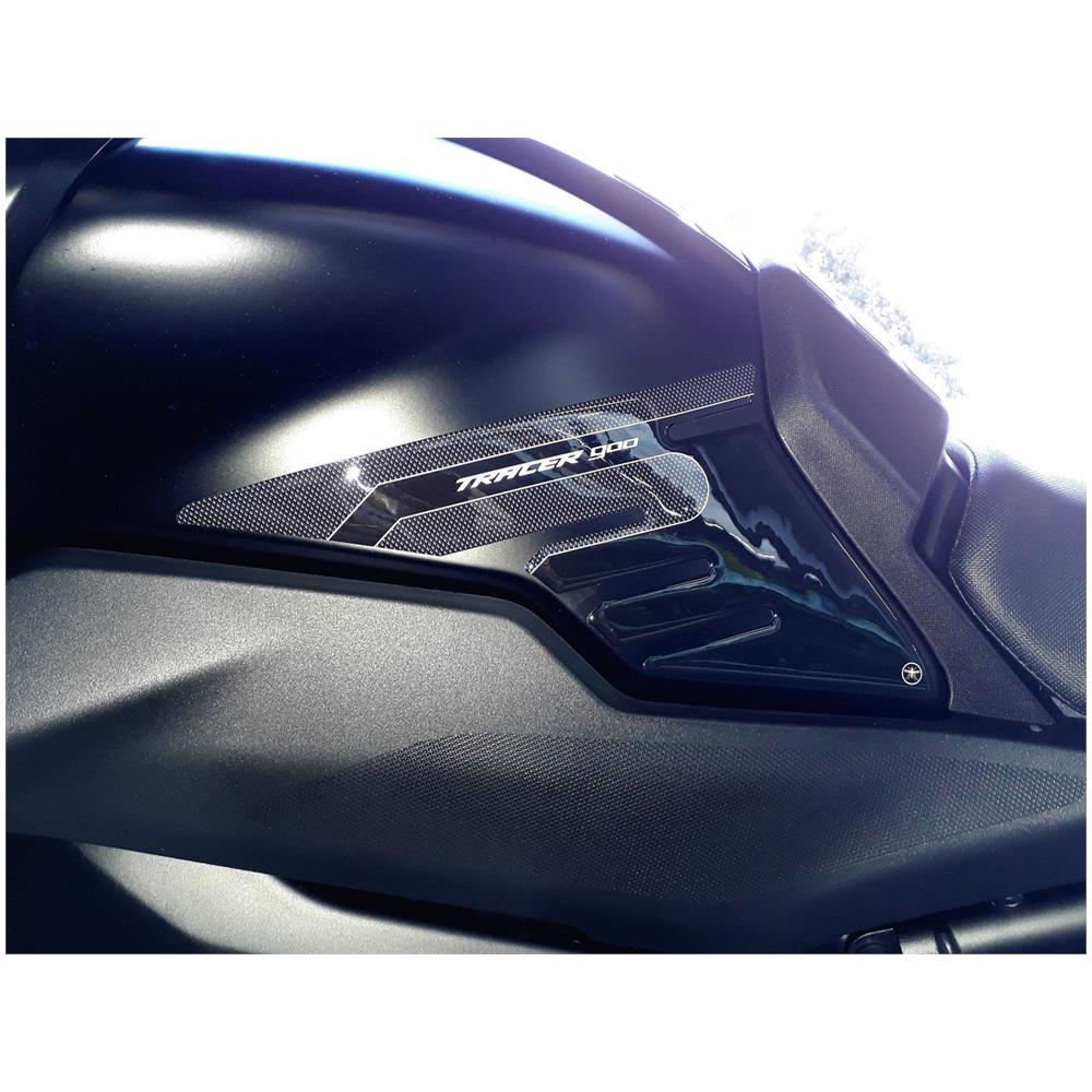 2 ADESIVI gel PROTEZIONI LATERALI SERBATOIO compatibili MOTO YAMAHA TRACER MT-07