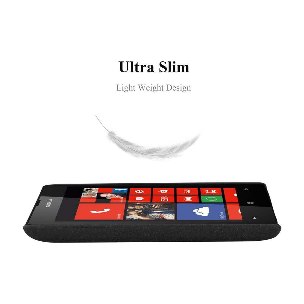 Custodia Compatibile Con Nokia Lumia 520 In Frosty Nero - Hard Case Coperchio Protettivo In Frosted Look Contro I Graffi E Gli Urti - Foto 2