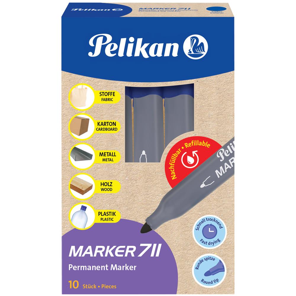Cf10 Perm. Marker 710 P. Tonda Blu - Foto 2