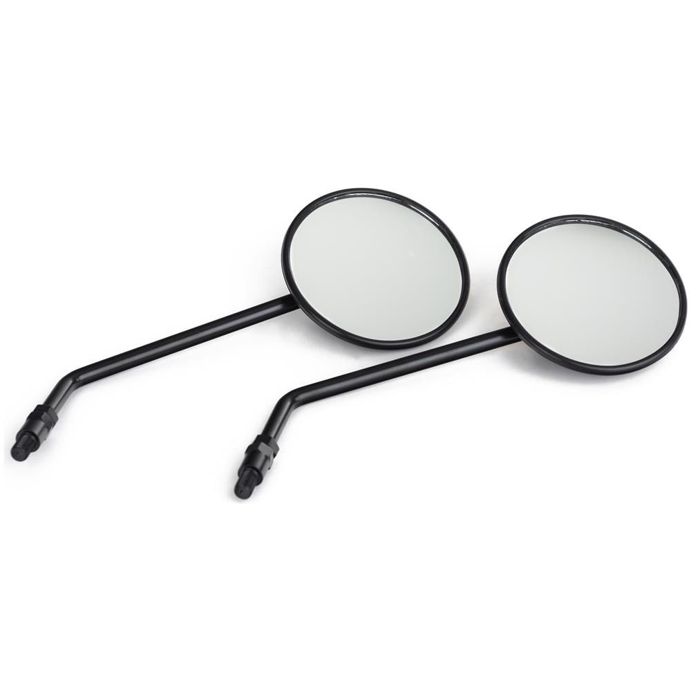 Specchietti 10mm Coppia Nero Retrovisori Universali Scooter Moto Omologati - Foto 1