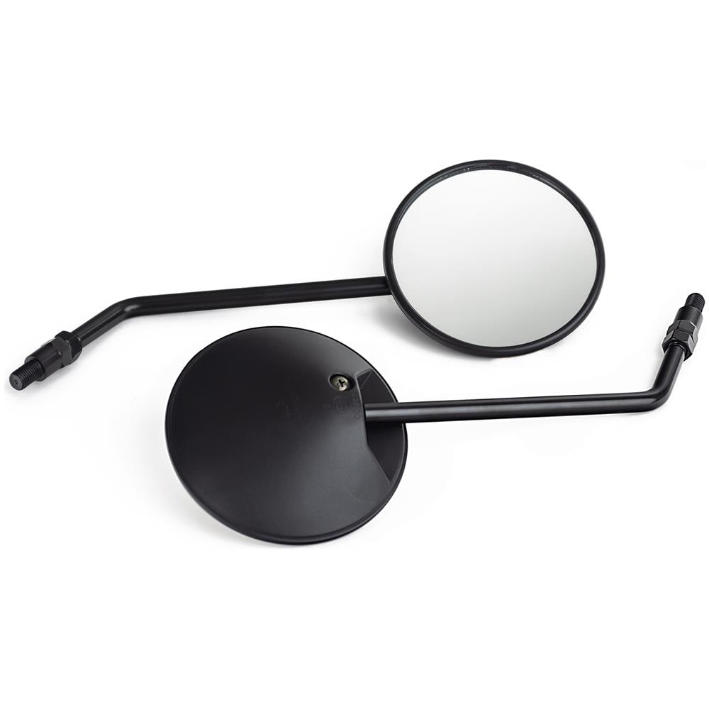 Specchietti 10mm Coppia Nero Retrovisori Universali Scooter Moto Omologati - Foto 2